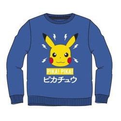 Sudadera Niño Azul Pika Pika Pokémon