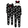 Pijama Mono Coralina Negro Minnie Disney