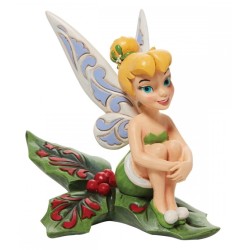 Figura Resina Campanilla en Muérdago Disney Traditions
