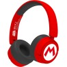 Cascos Bluetooth Rojo Logo Mario Super Mario Nintendo