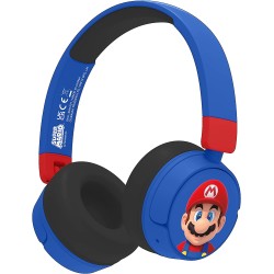 Cascos Bluetooth Azul Producto distribuidor oficial vendido desde España, ideal para regalos OriginalSuper Mario Nintendo