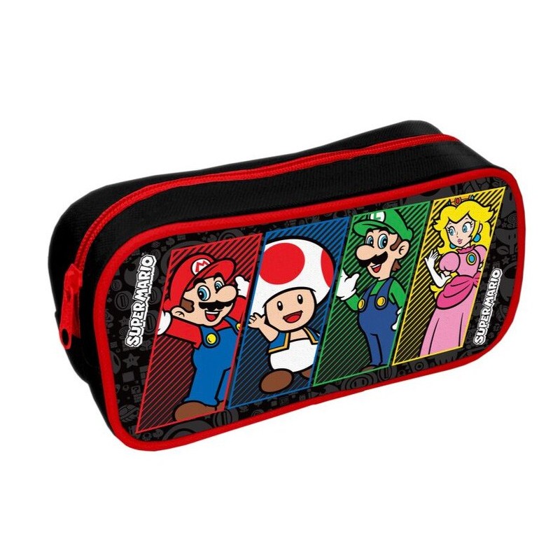 Estuche 4 Colores Super Mario Nintendo
