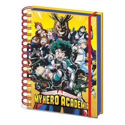 Cuaderno A5 Espiral Personajes My Hero Academia