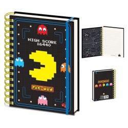 Cuaderno A5 Espiral High Score Pac-Man