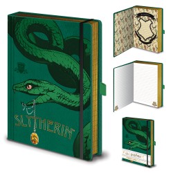Cuaderno A5 Premium Casa Slytherin Harry Potter