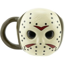 Taza con Forma Máscara Jason 500 ml Viernes 13