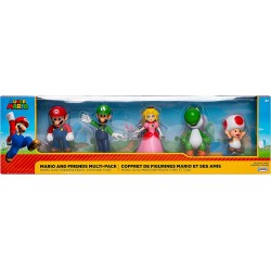 Pack 5 Figuras Mario & Amigos Super Mario Nintendo