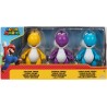 Pack 3 Figuras Familia Yoshi Super Mario Nintendo