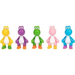 Pack 5 Figuras Familia Yoshi Super Mario Nintendo