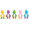 Pack 5 Figuras Familia Yoshi Super Mario Nintendo