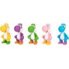 Pack 5 Figuras Familia Yoshi Super Mario Nintendo