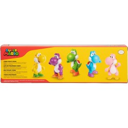 Pack 5 Figuras Familia Yoshi Super Mario Nintendo