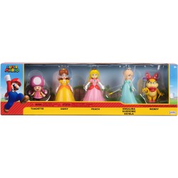 Pack 5 Figuras Peach & Amigos Super Mario Nintendo