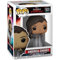 Figura POP America Chavez Túnica Doctor Strange en el Multiverso de la Locura Marvel