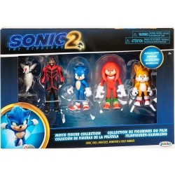 Pack 5 Figuras 6 cm Sonic the Hedgehog 2