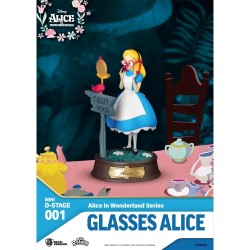 Figura Minidstage Alicia Gafas Alicia en el Pais de las Maravillas de Disney