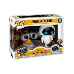 Pack de 2 figuras POP Wall-E & Bulb Eve Disney Wall-E Exclusive