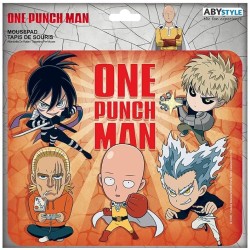 Alfombrilla de ratón Saitama & co One Punch Man