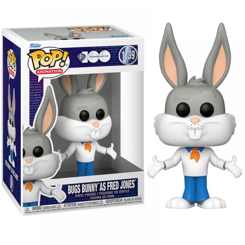 Figura POP Bugs Bunny como Fred Jones Looney Tunes Warner Bros