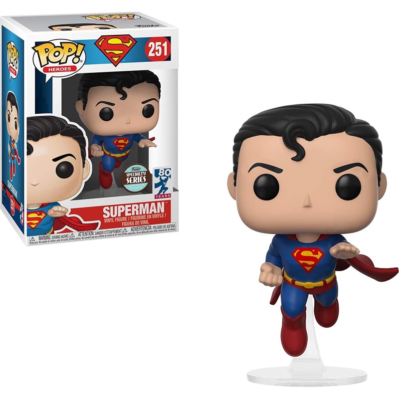 Figura POP Superman ⭐ Volando 80 Años DC