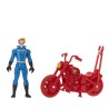 Figura Articulada Motorista Fantasma con Moto Retro Marvel Legends