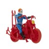 Figura Articulada Motorista Fantasma con Moto Retro Marvel Legends