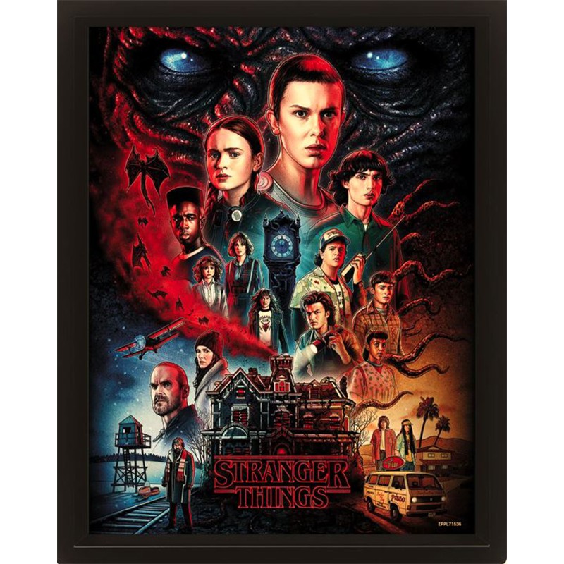 Poster 3D Stranger Things Season 4