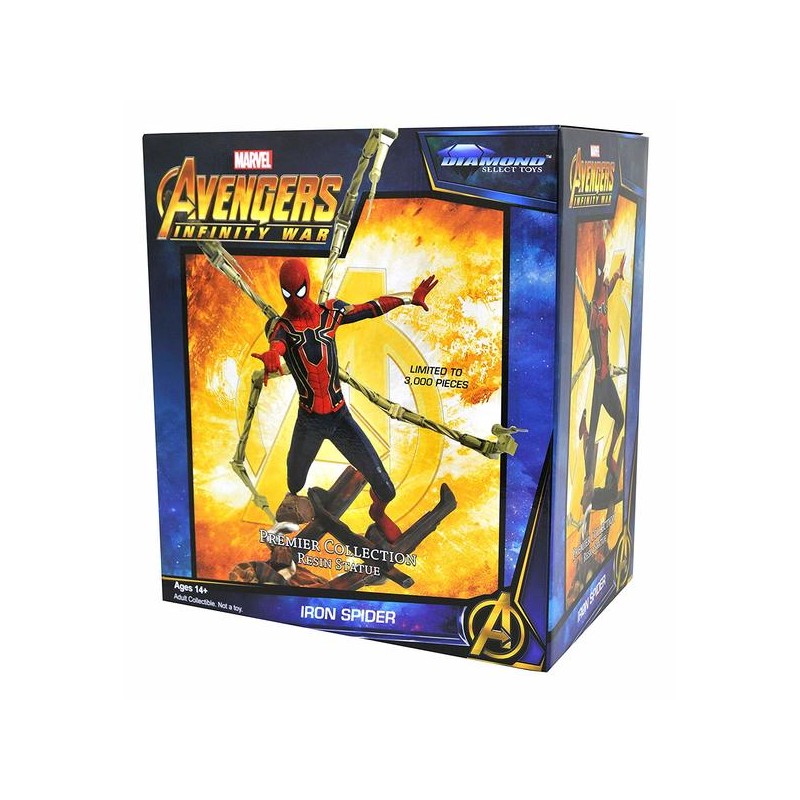 Estatua Resina Iron Spider Premier Collection Marvel (Edición Limitada 3.000 uds)