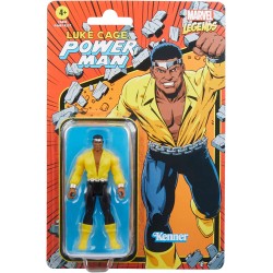 Figura Articulada Retro Power Man Luke Cage Marvel Legends