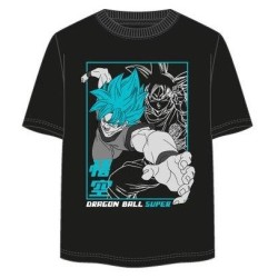 Camiseta Negra Goku Azul Dragon Ball Super