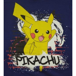 Camiseta Azul Oscuro Pikachu Pokémon