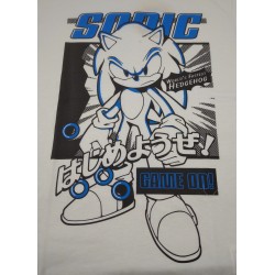 Camiseta Blanca Game On Sonic