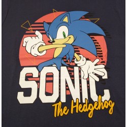 Camiseta Azul Oscuro Sonic the Hedgehog