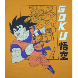 Camiseta Naranja Goku Luchando Dragon Ball Z