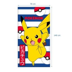 Toalla Playa Microfibra Pikachu Pokémon