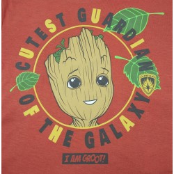 Camiseta Niño Roja I Am Groot Marvel
