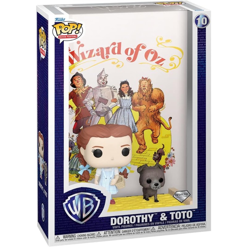 Figura POP Movie Posters Dorothy & Toto El Mago de Oz 50x30 cm Warner Bros (Diamond Collection)