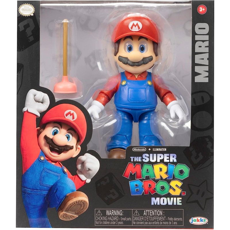 Figura Articulada Mario Super Mario Bros Movie Nintendo