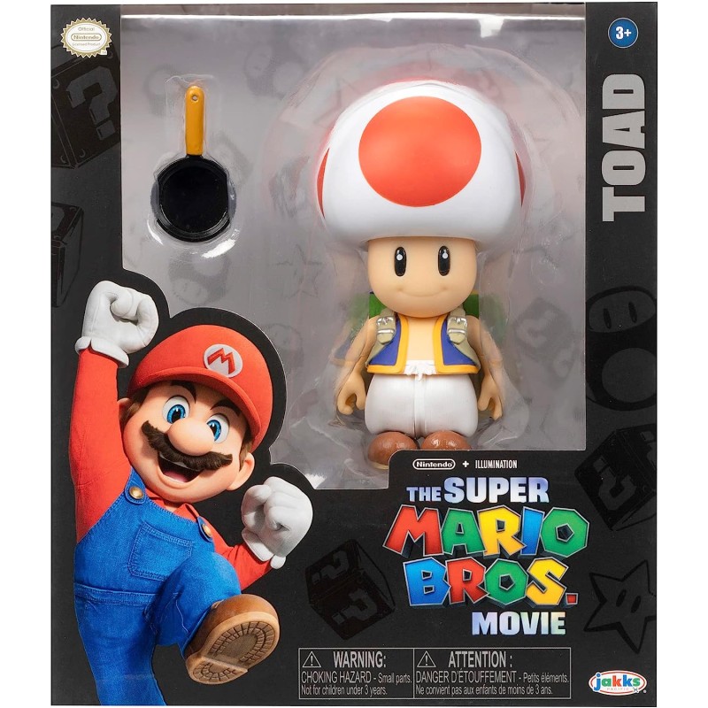 Figura Articulada Toad Super Mario Bros Movie Nintendo