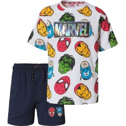 Conjunto Niño Blanco Avengers Marvel