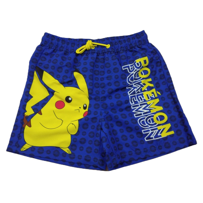 Pantalón Baño Niño Azul Pikachu Pokémon