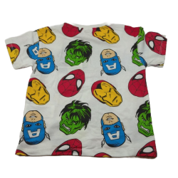 Conjunto Niño Blanco Avengers Marvel