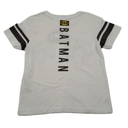 Camiseta Niño Blanca Logo Batman DC