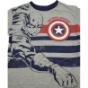 Camiseta Niño Gris Cap. América Primer Vengador Marvel