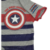 Camiseta Niño Gris Cap. América Primer Vengador Marvel