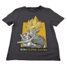 Camiseta Niño Gris Goku Super Saiyan Dragon Ball Z