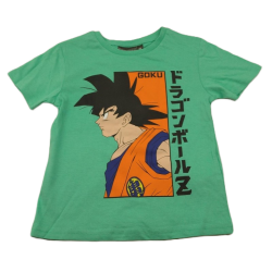 Camiseta Niño Verde Goku Dragon Ball Z