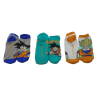 Pack 3 Calcetines Tobilleros Niño Gris, Turquesa y Blanco Dragon Ball Z