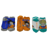 Pack 3 Calcetines Tobilleros Niño Azul, Naranja y Blanco Dragon Ball Z