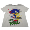 Camiseta Blanca Let's Roll Sonic